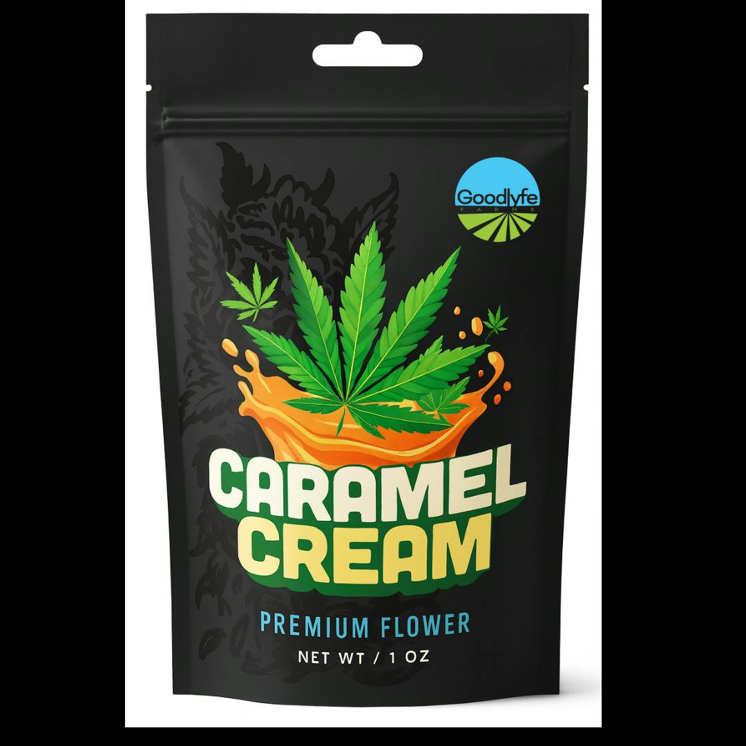 Goodlyfe - 28G Prepack - Caramel Cream cannabis product