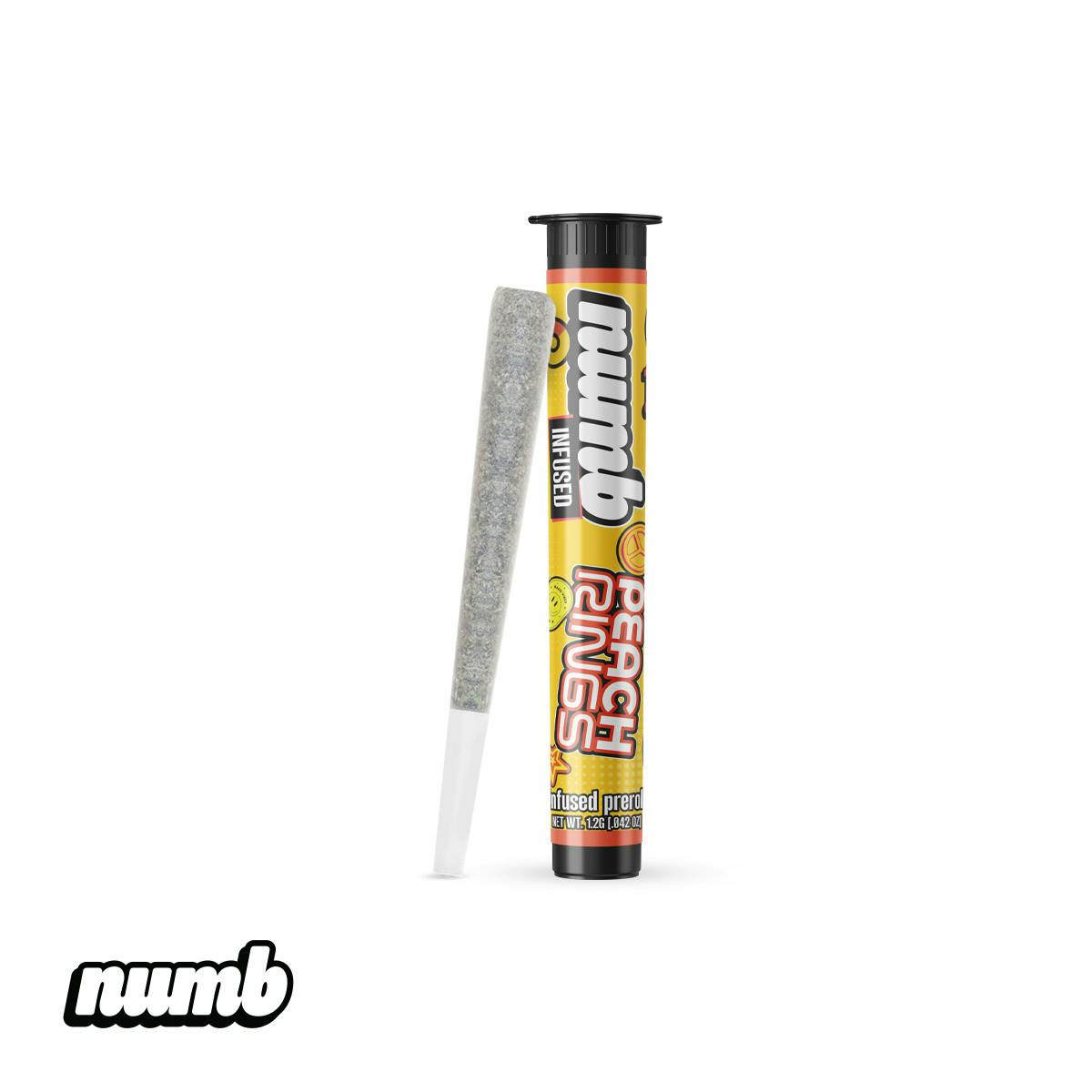 Numb - 1.2G Infused Preroll - Peach Rings