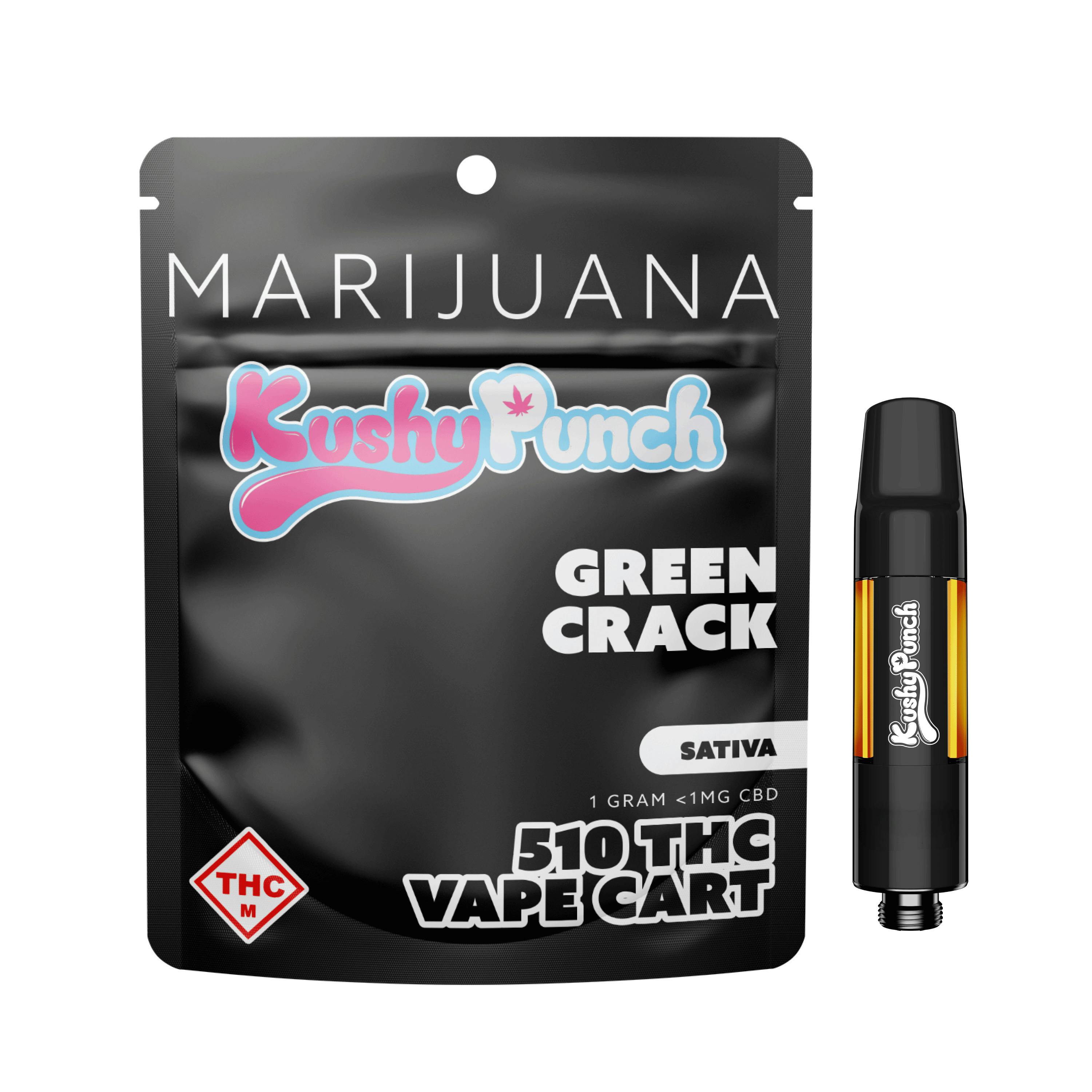 Kushy Punch: Vape | Green Crack | Cartridge