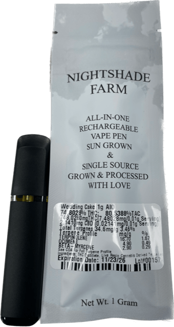 Nightshade Wedding Cake