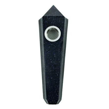 Crystal Pipe | Blue Goldstone