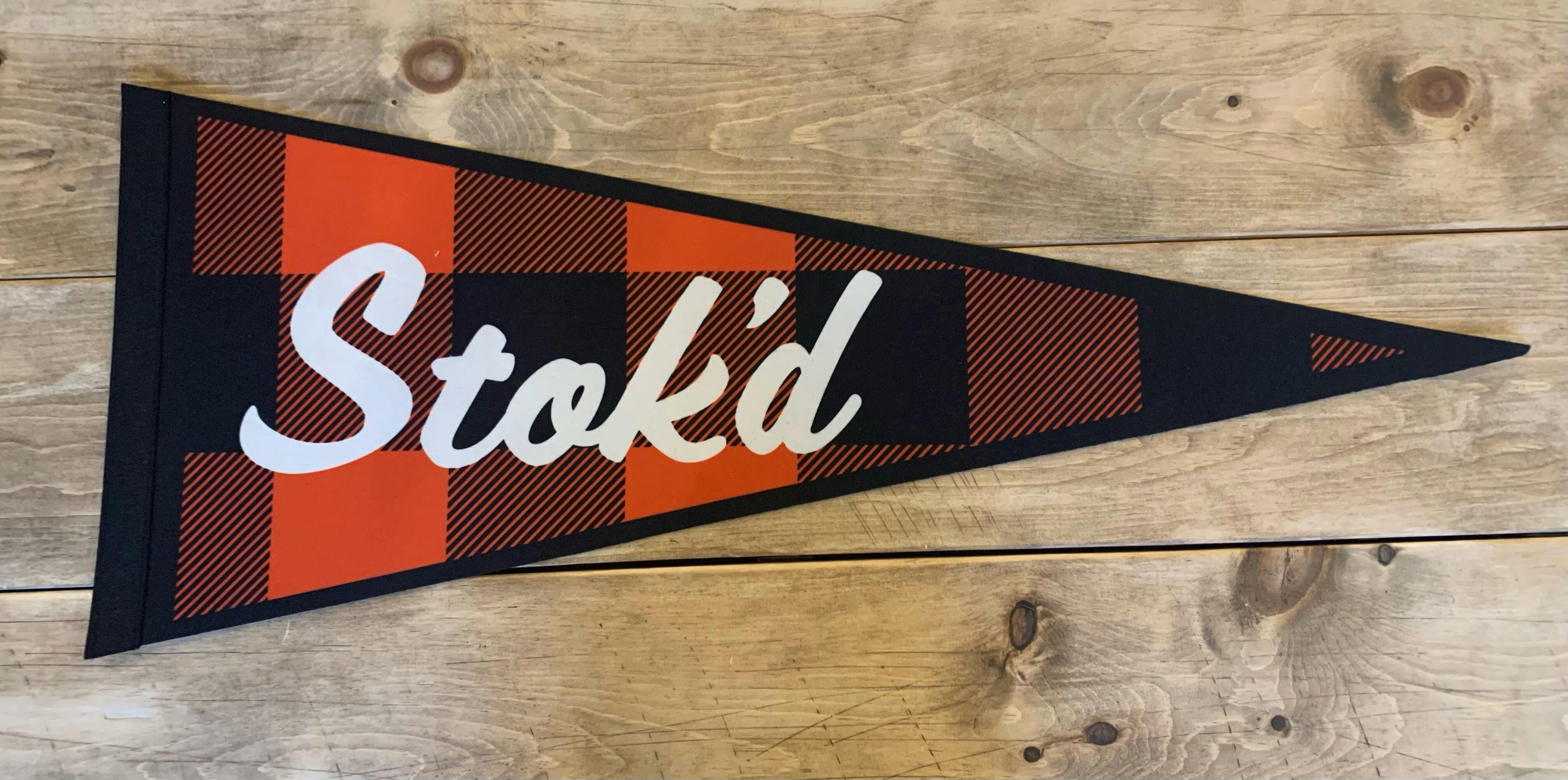 Stok'd | Pennant | Buffalo plaid