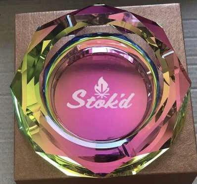 Stok'd | Crystal Ash Tray | Large