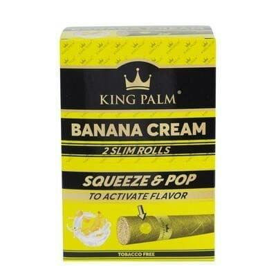 King Palm | 2 Slim Rolls Banana Cream