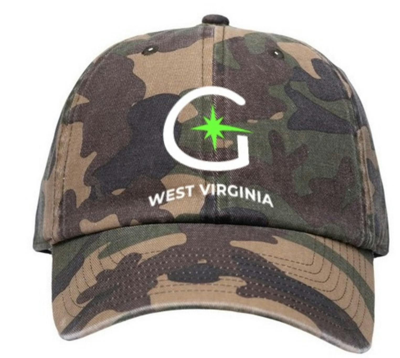 Greenlight G Hat | WV Camo at Greenlight Marijuana Dispensary Summersville