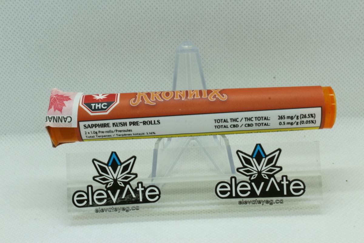 Kronnix Sapphire Kush Pre Rolls 2 x 1g