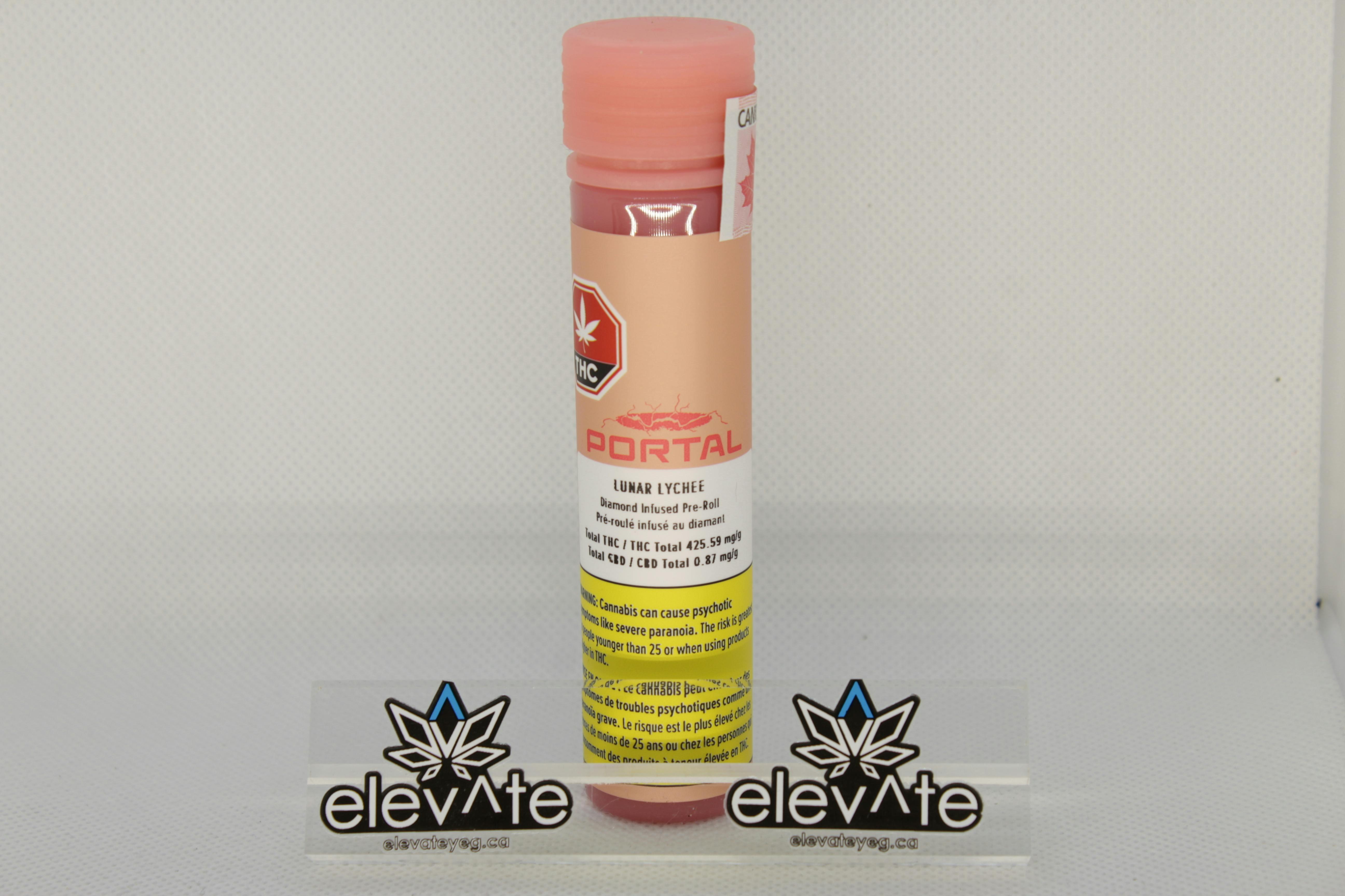 Portal Lunar Lychee Diamond Infused Pre Roll 1g