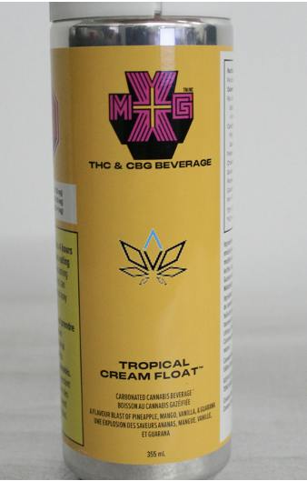 XMG+ Tropical Cream Float Beverage 355ml