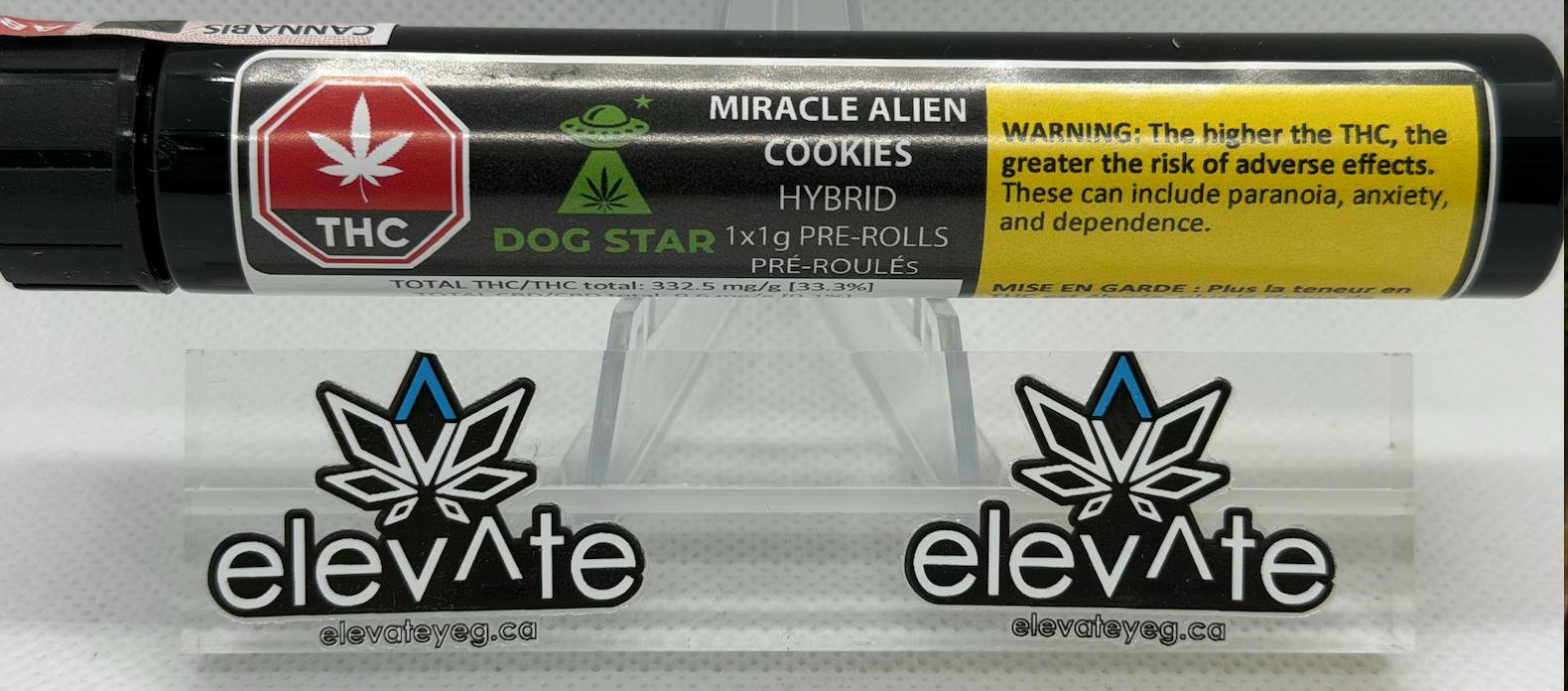 Dog Star Miracle Alien Cookies Pre Roll 1 x 1g