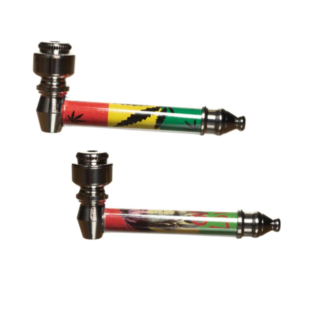 Pipes - Metal w/ Screens - Large - Mixed Design
