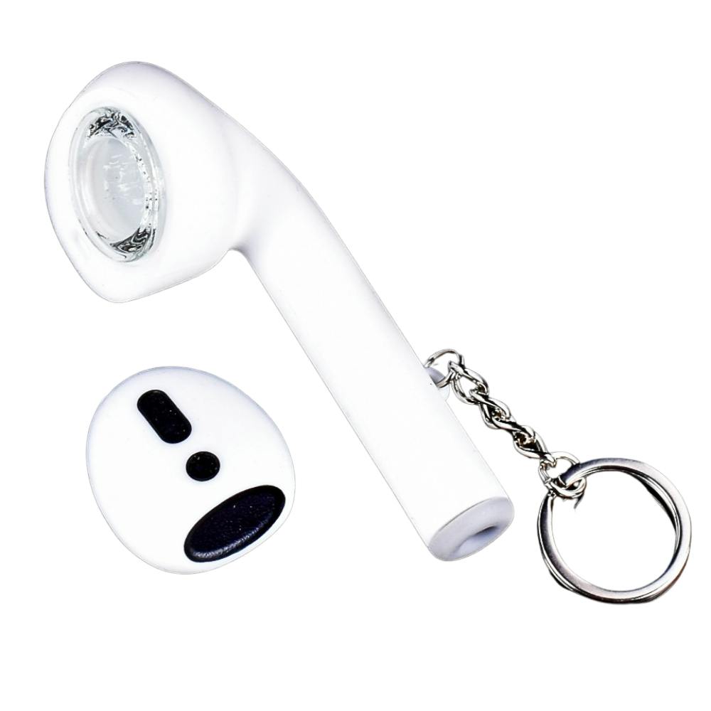 Silicone Keychain Pipe - Earphone - Assorted