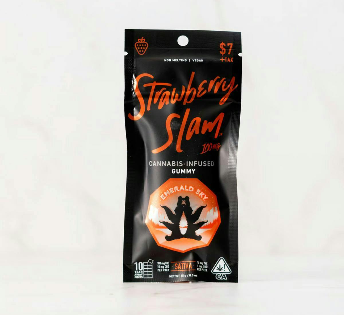 Emerald Sky - 100mg 1pc STRAWBERRY SLAM at Fig & Thistle Apothecary