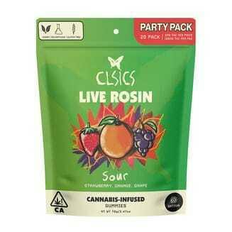 CLSICS - 20pk SATIVA SOUR LIVE ROSIN GUMMIES