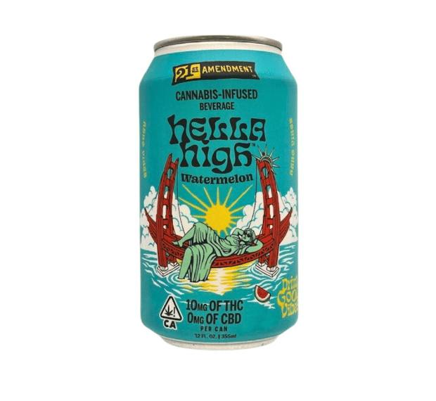 Manzanita - Hella High 10mg WATERMELON 21st Amendment at Fig & Thistle Apothecary