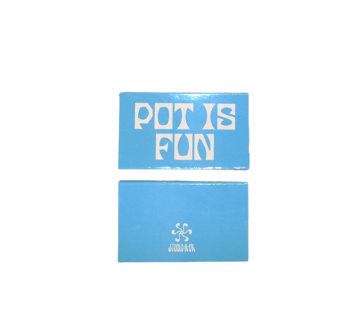 Studio AOK Pot is Fun Rolling Papers- Blue
