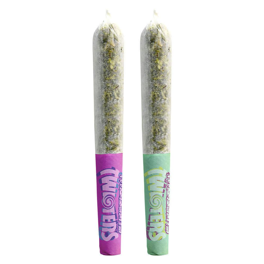 Twisters - Passion Plunge & Lime Frizz Infused Pre-Roll 2x0.5g Distillates