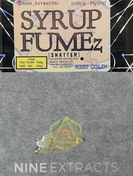 Nine Extracts | 1g - Syrup Fumez - Shatter