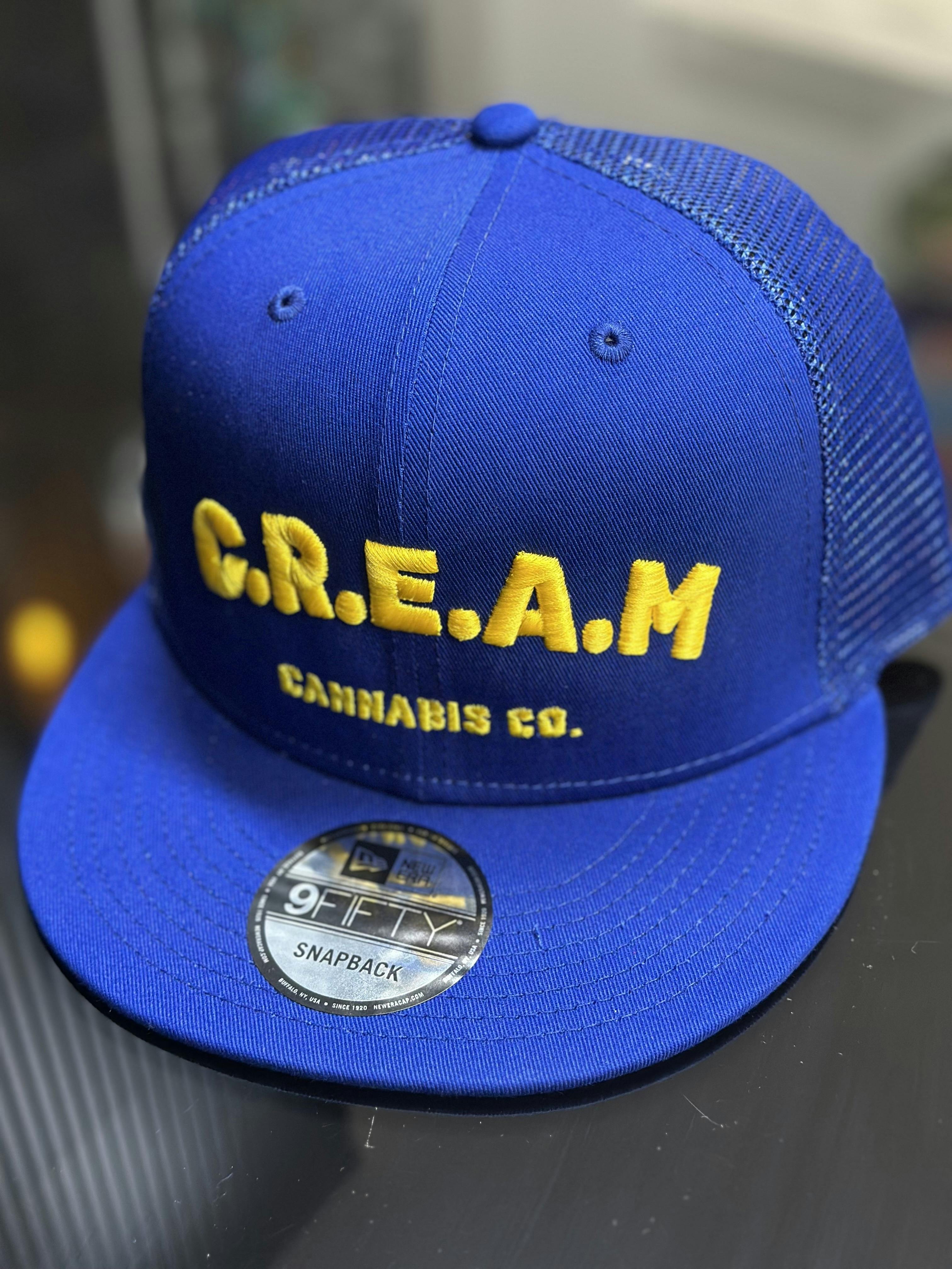 New Era C.R.E.A.M Trucker Hat - Blue/Yellow