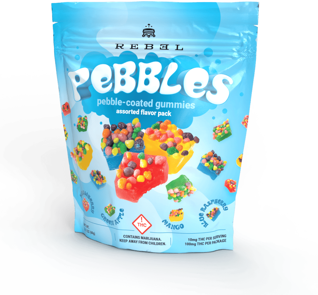Rebel - Pebbles - Edible - 100mg - - Hybrid