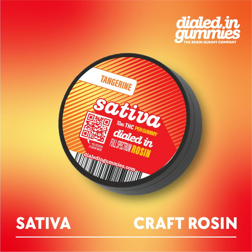 ELITE - Zenobia - Dialed in - Live Rosin Gummies - 100mg - - Sativa