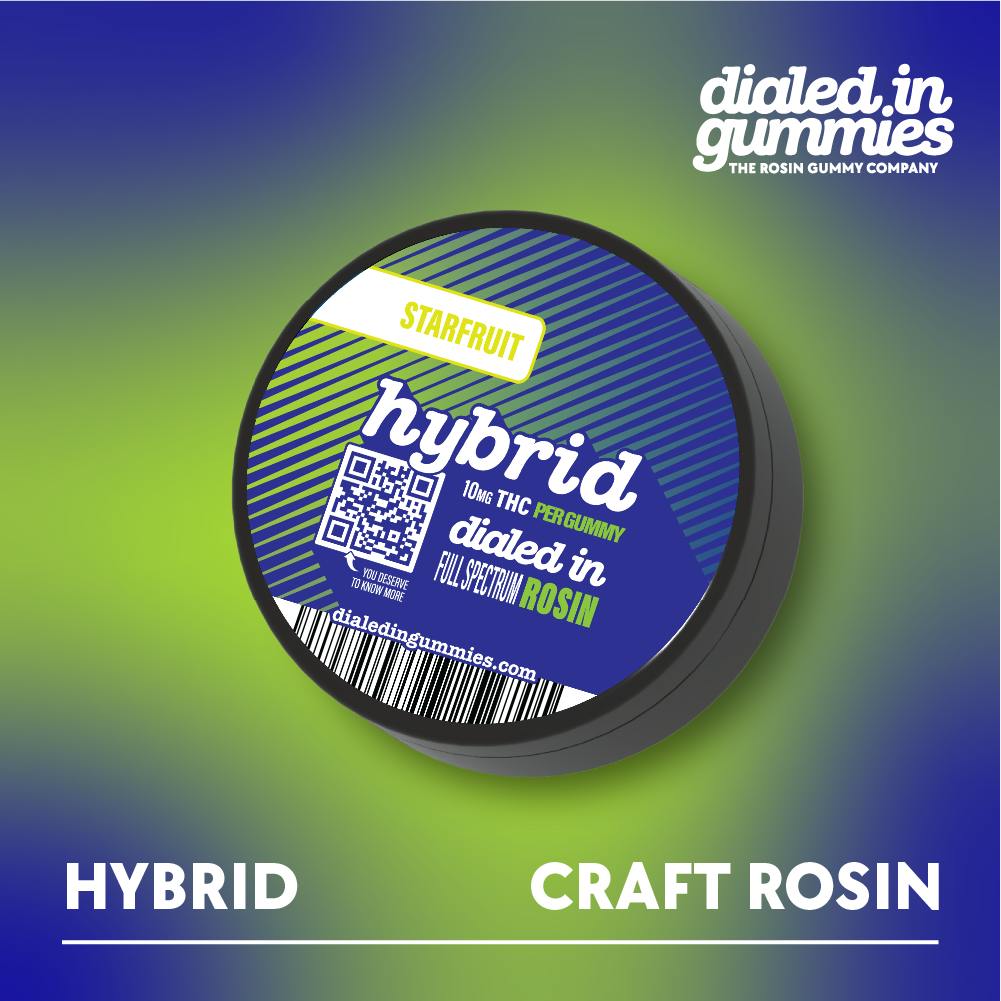 ELITE - Zenobia - Dialed in - Live Rosin Gummies - 100mg - - HYBRID