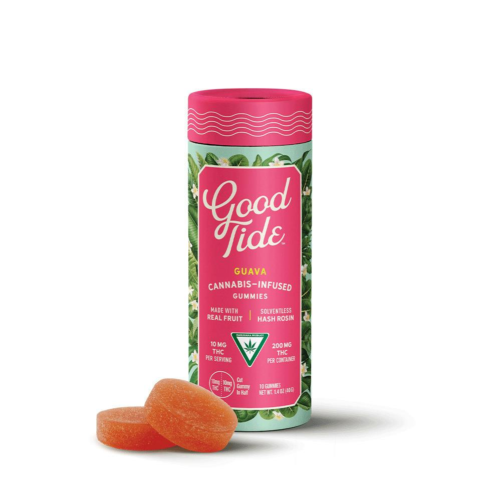 Good Tide by Wyld - Guava - 200mg Hash Rosin Gummies (10x20mg)