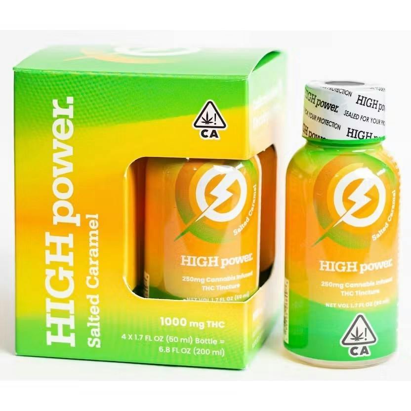 High Power - Salted Carmel 1000mg 4 Pack