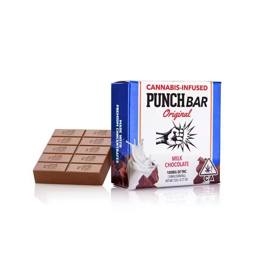 Punch - Edible - Chocolate Bar - Milk Chocolate - 100mg