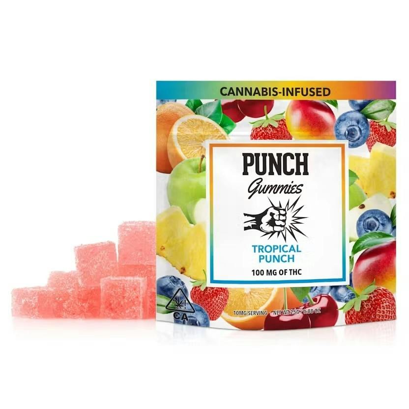 Punch - Edibles - Gummies - Tropical Punch - 100mg p