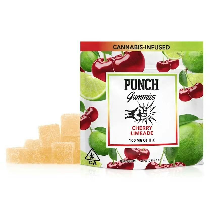 Punch - Edibles - Gummies - Cherry Limeade - 100mg p