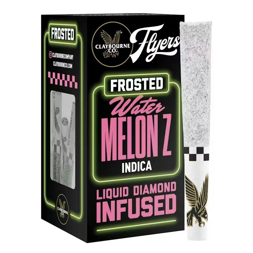 Claybourne - Watermelon Zkittlez Infused Pre Roll 2 Pack