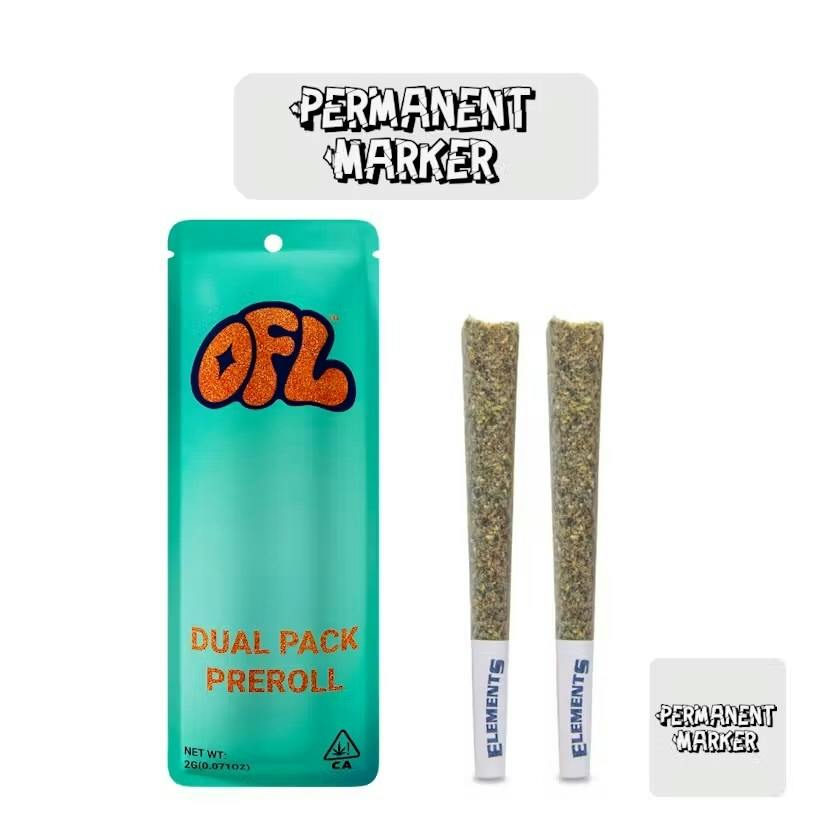 Oakfruitland - Permanent Marker X LCG 1g Dual Pre Roll