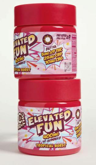 Elevated Fun Daytime Gummies | Tropical Burst at MN Roots Dispensary Alexandria