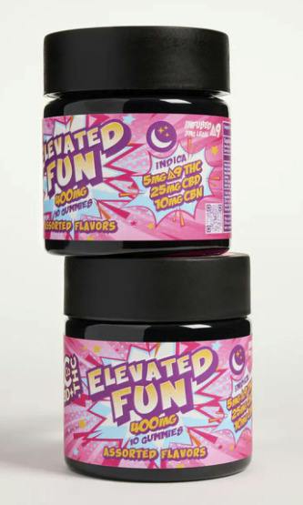 Elevated Fun Nighttime Gummies | Asssorted at MN Roots Dispensary Alexandria
