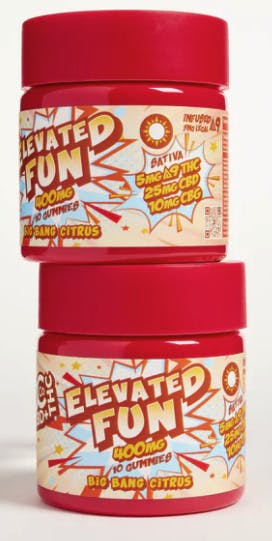 Elevated Fun Daytime Gummies | Big Bang Citrus at MN Roots Dispensary Alexandria