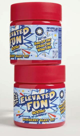 Elevated Fun Daytime Gummies | Blueberry Blast Off at MN Roots Dispensary Alexandria