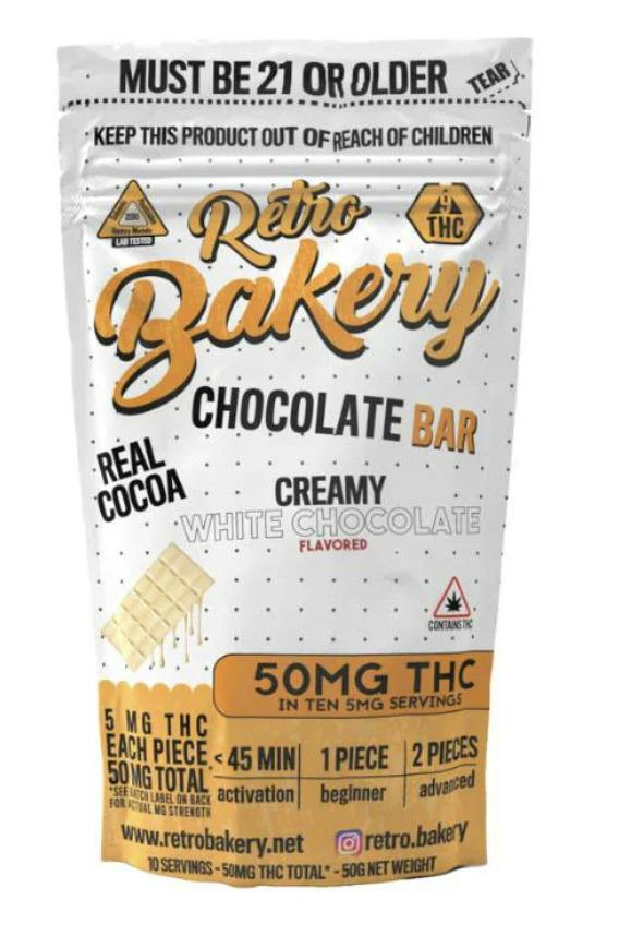 Retro Bakery | Chocolate Bar | Creamy White Chocolate