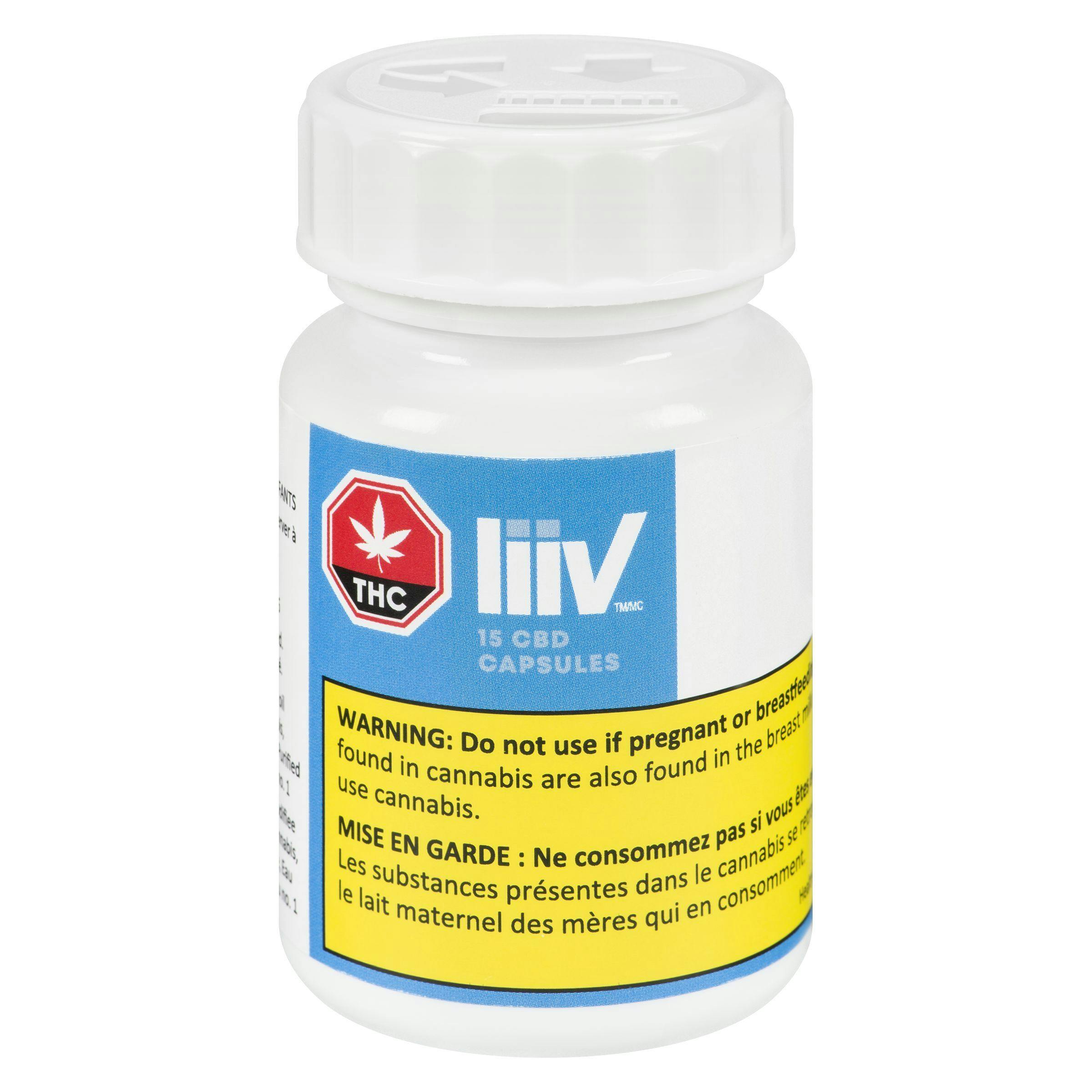liiv - CBD Capsules Indica - 15 caps