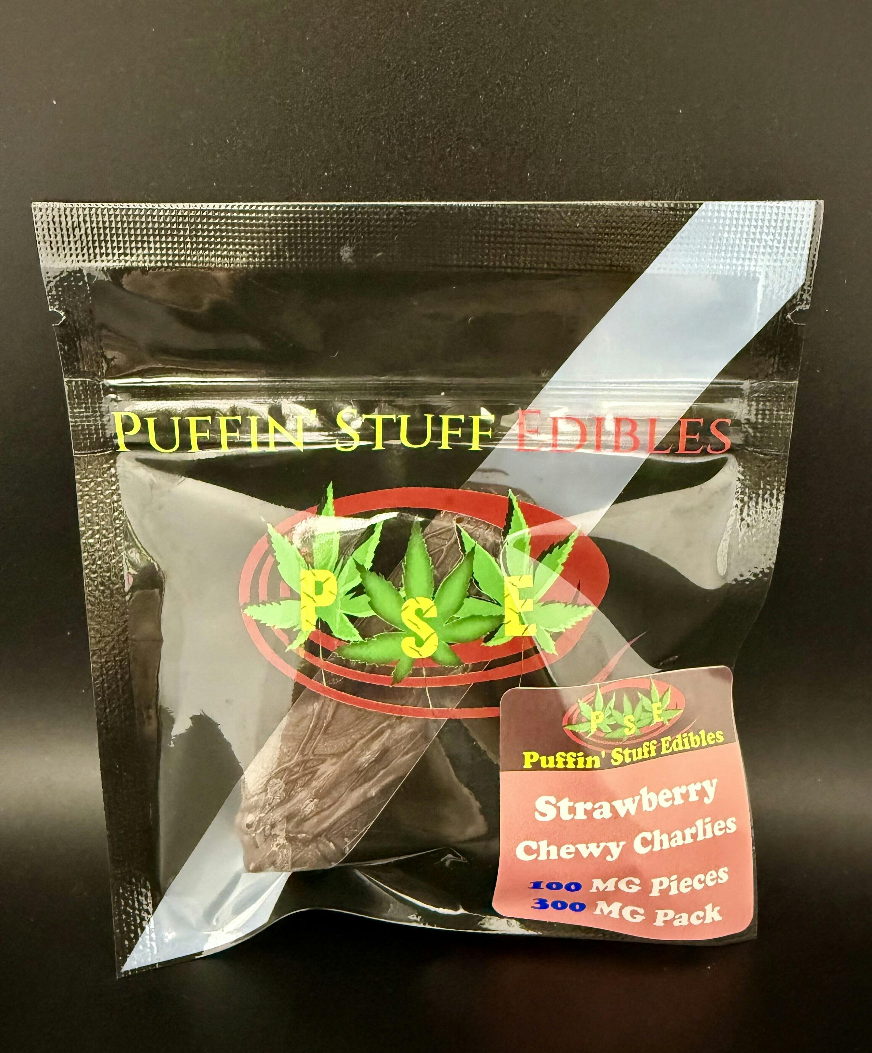 Puffin Stuff - Chewy Charlies - Strawberry 300mg