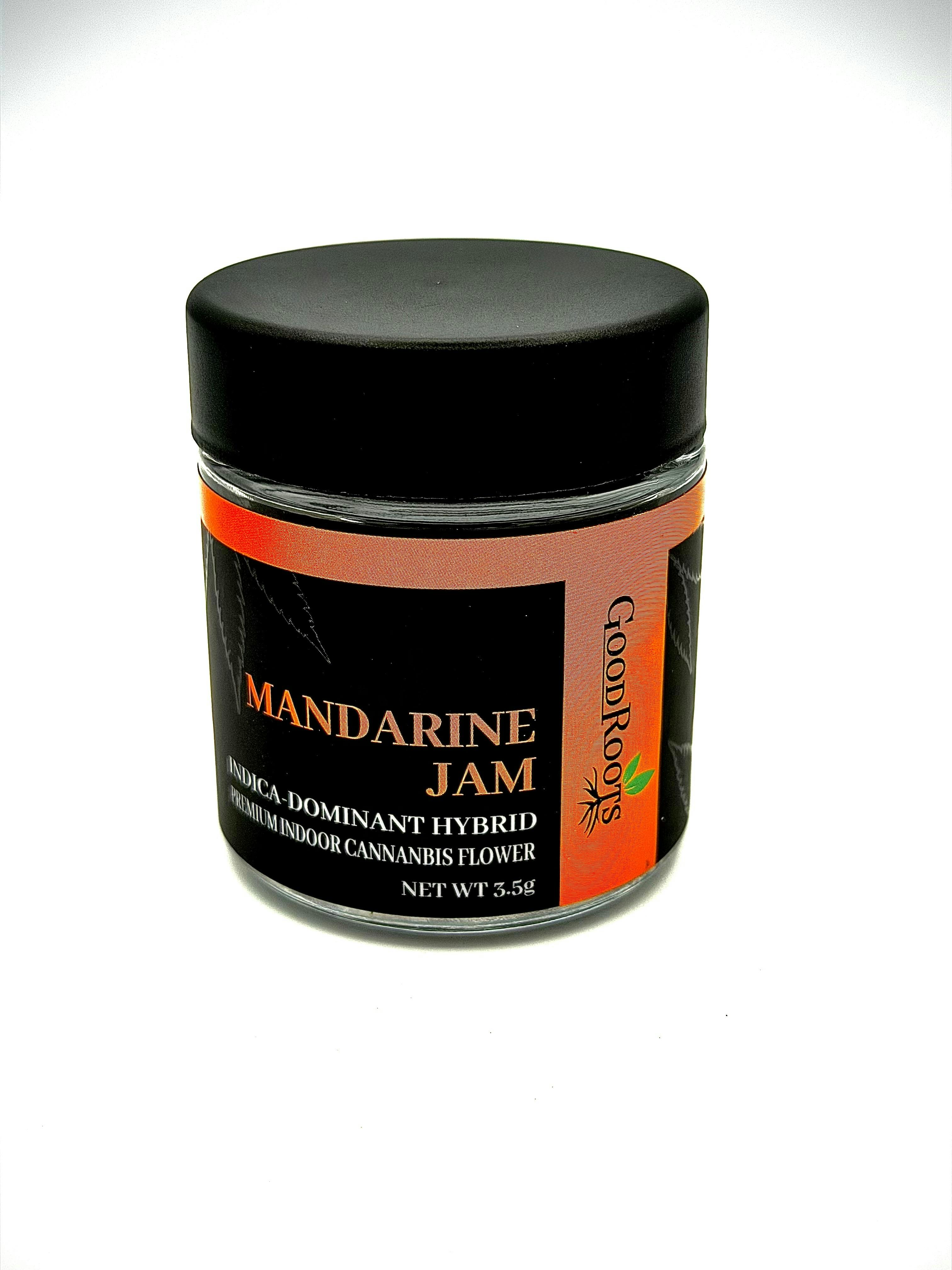 Good Roots | Mandarine Jam (Indica Hybrid) | 3.5g Flower | 26.21% THC