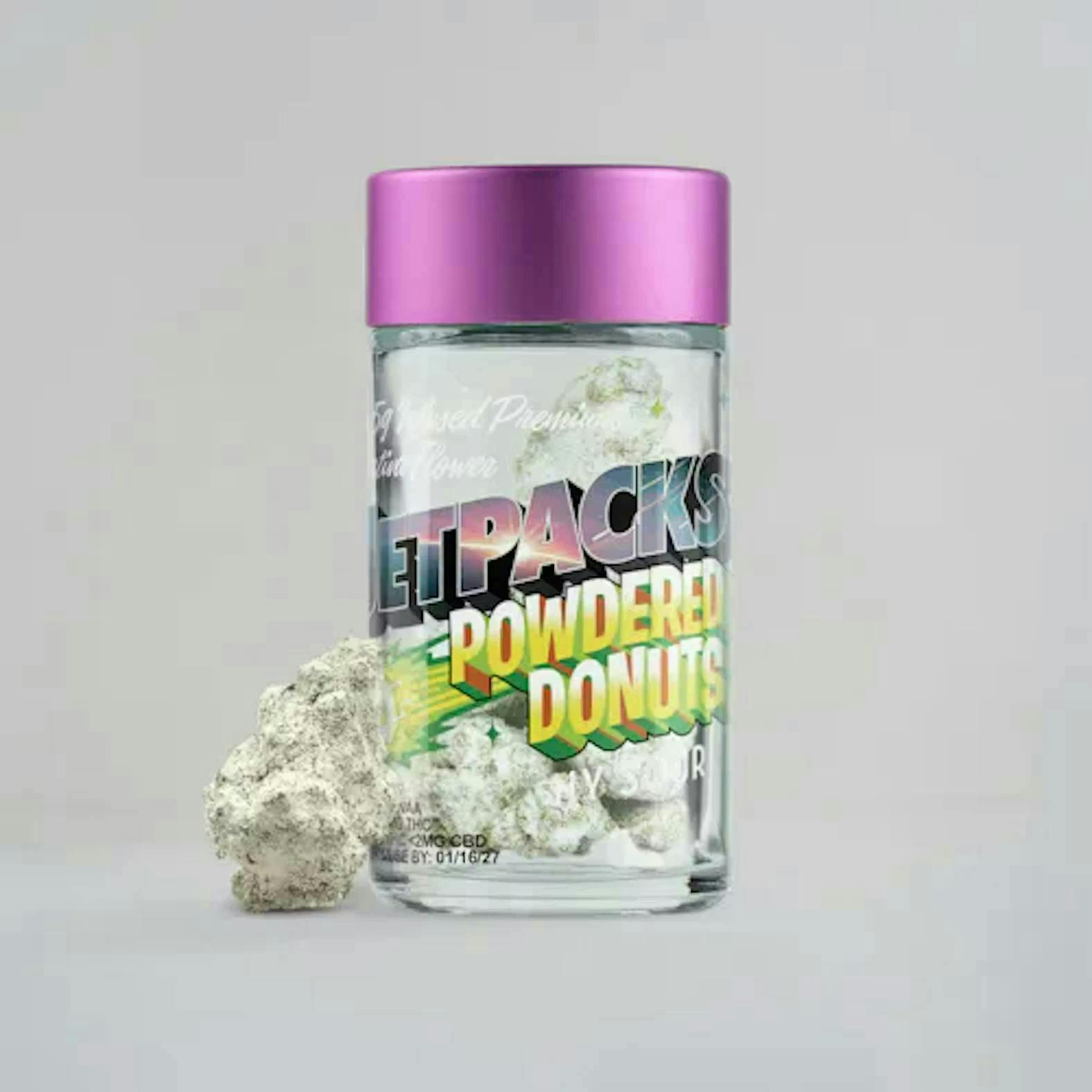 Jetpacks | Dumbo Diesel | 3.5g Powdered Donuts infused flower | Sativa | 52.95% THC