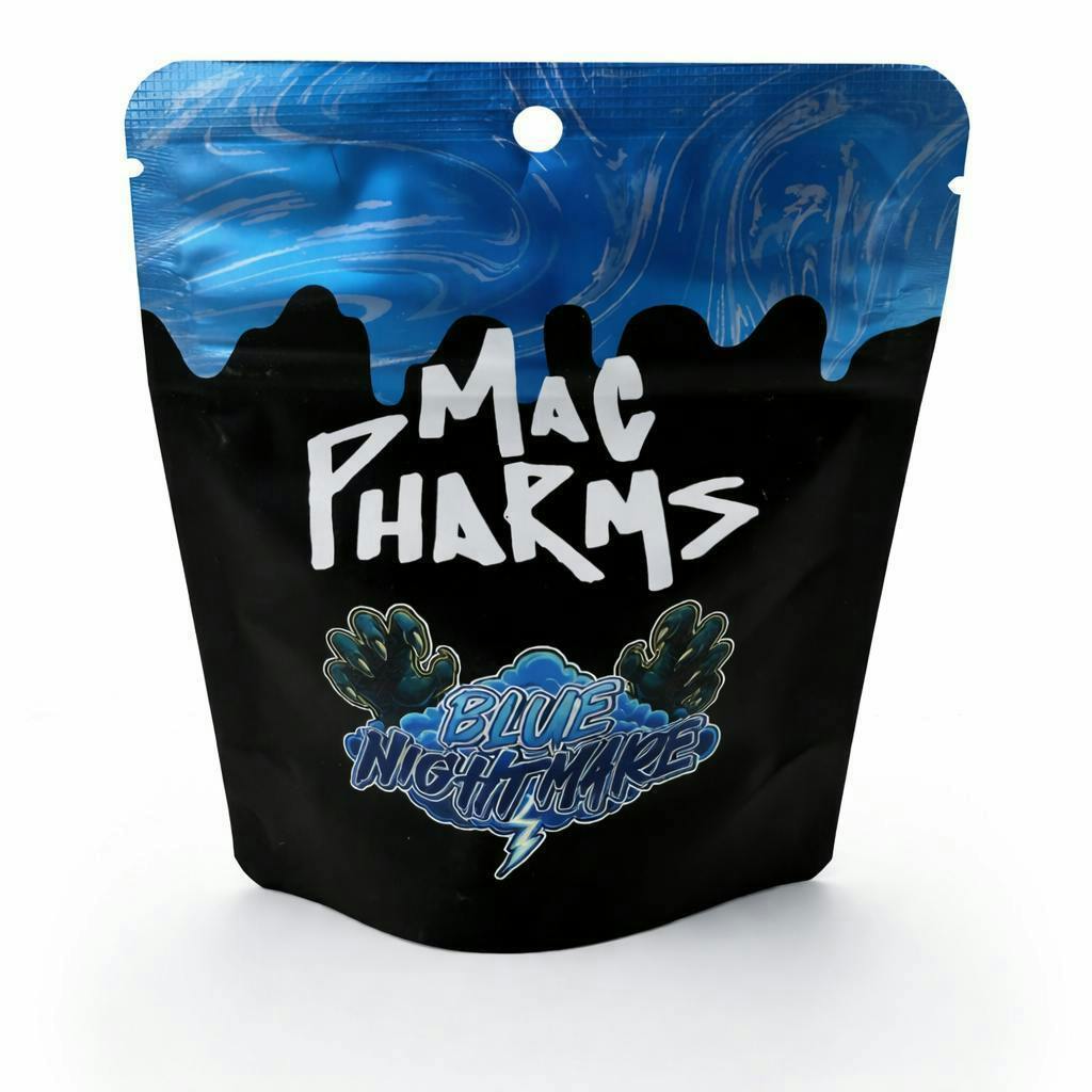 Mac Pharms | Blue Nightmare Indica Hybrid | 3.5G Flower | 27.56% THC