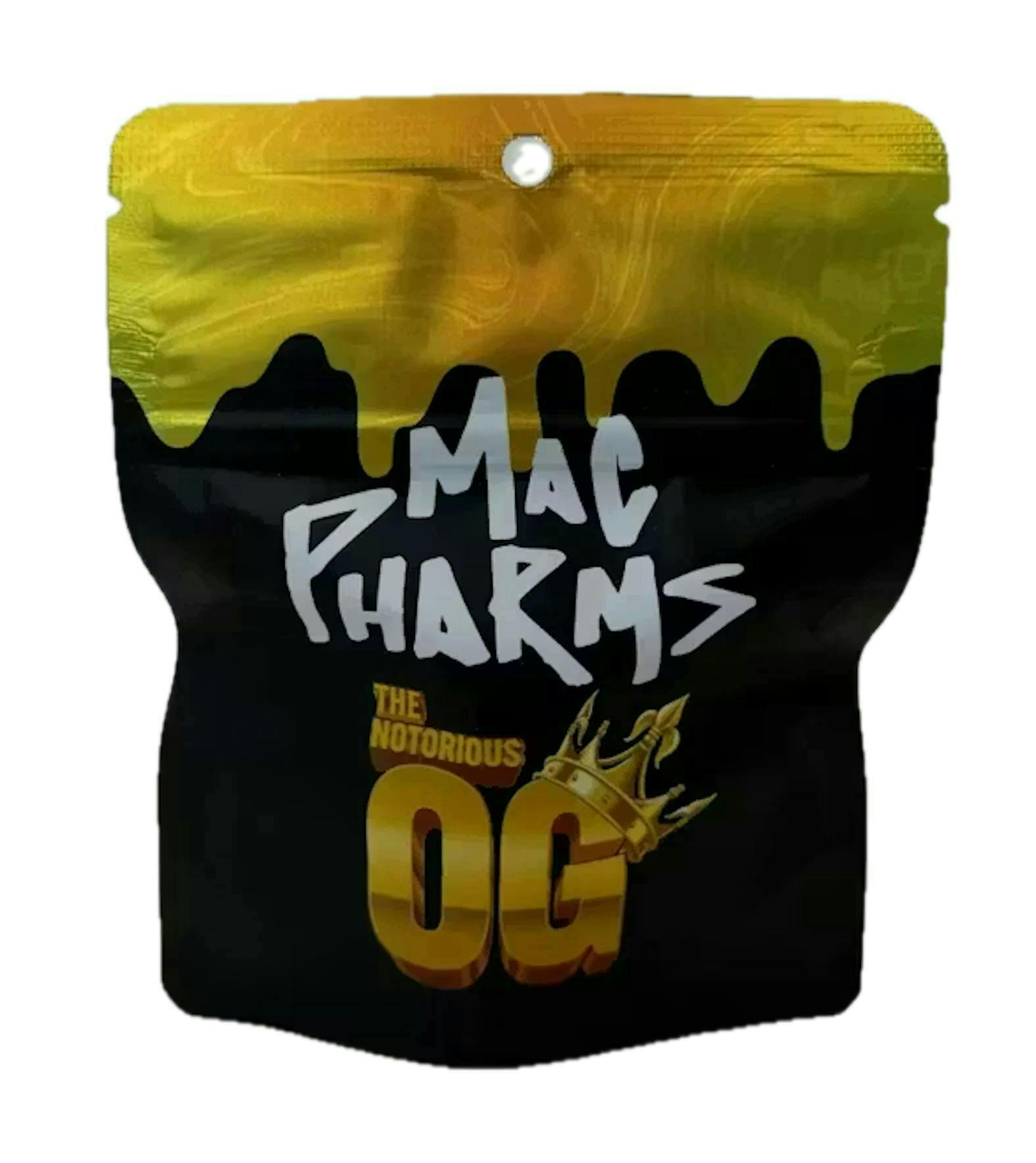 Mac Pharms | Notorious OG Flower | Indica Hybrid | 3.5G Flower | 33.02% THC