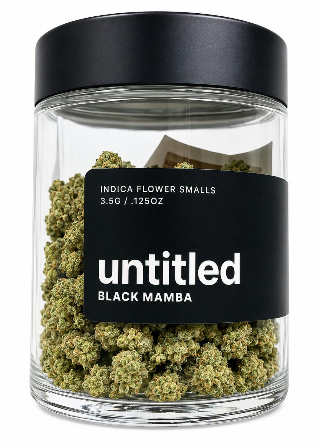 Untitled | Black Mamba (Indica) | 28g Flower small buds | 29.92% THC