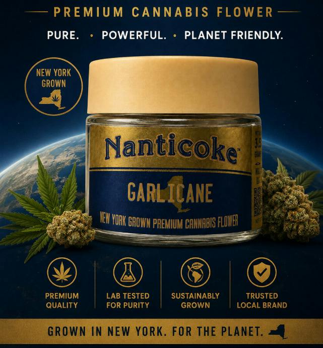 Nanticoke | Garlicane | 3.5G Jar Flower | Indica Hybrid | THC 31.62%