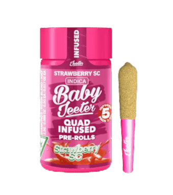 JEETER - INFUSED PREROLL MULTIPACK - QUADS STRAWBERRY SC - 2.5G