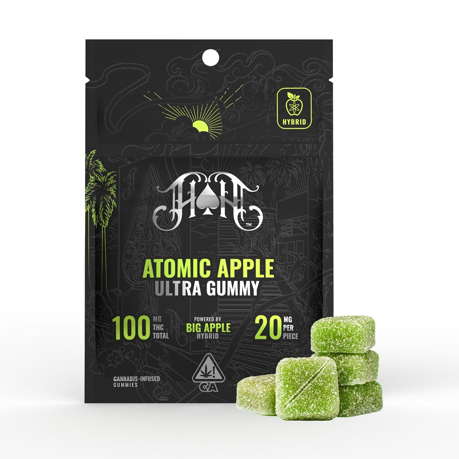 HEAVY HITTERS - THC GUMMY - ATOMIC APPLE - 100MG