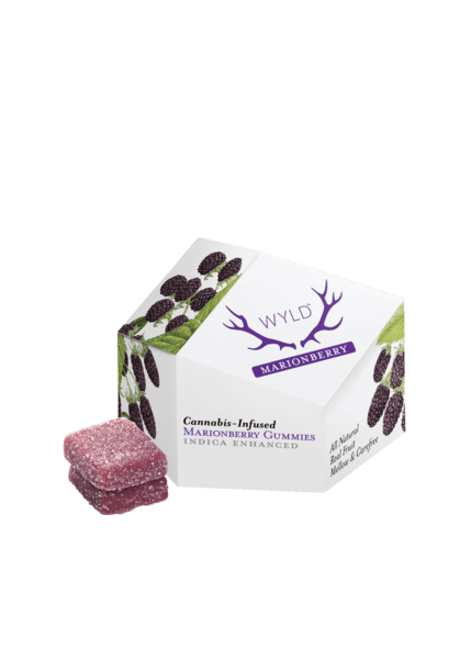 Wyld: Marionberry Indica Enhanced Gummies - 100mg - 10ct - 10mg/ea