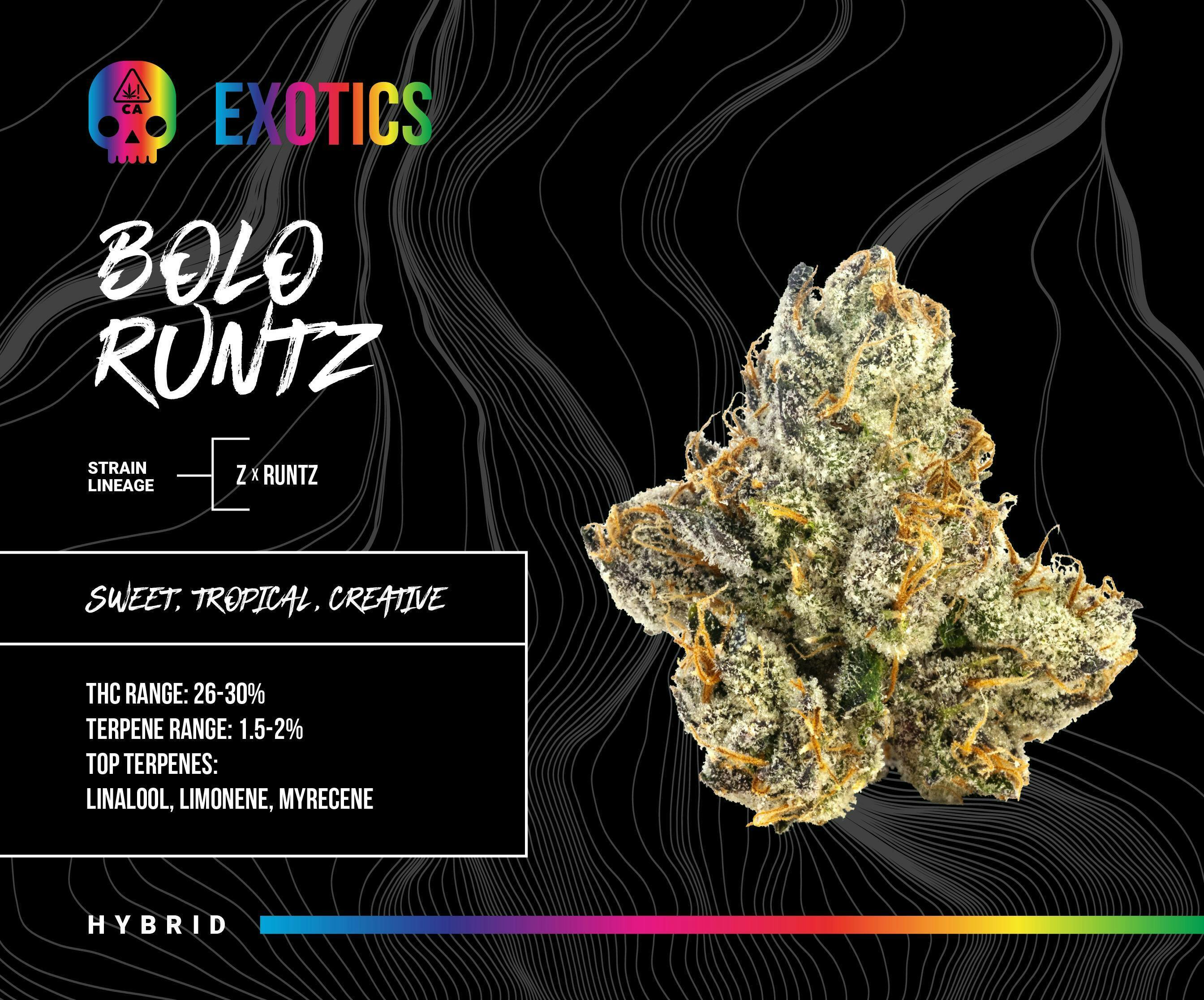 BOSKY | Bolo Runtz | Small Buds | Exotics | 14g by Bosky Genetics