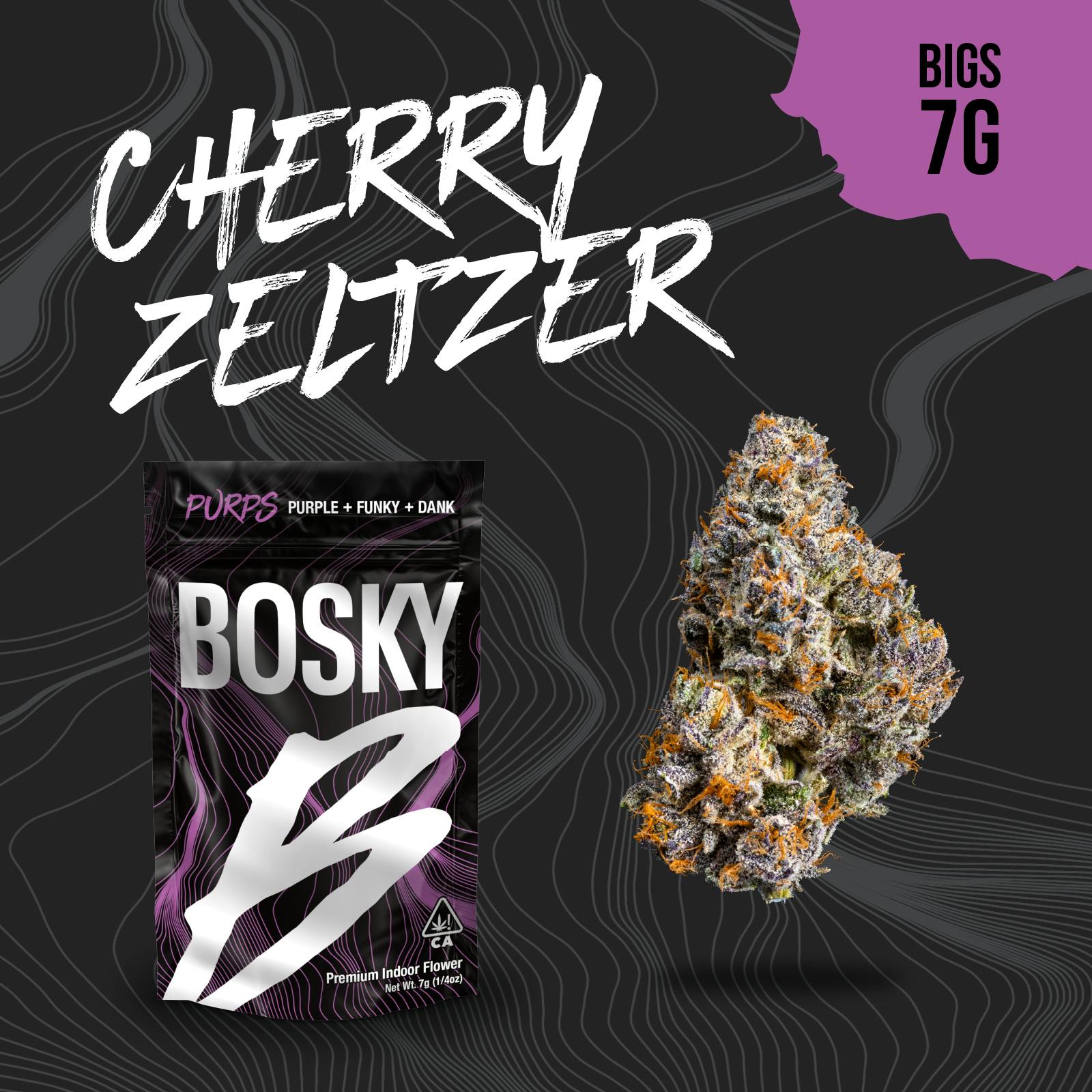 BOSKY | Cherry Zeltzer | Big Buds | Purps | 7g by Bosky Genetics